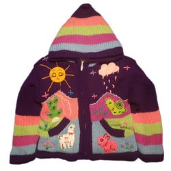 Kid's Sweater (Dark Purple)