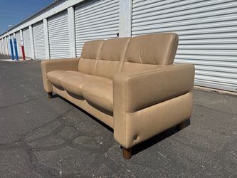 Ekornes Stressless Low-Back Reclining Wave Sofa, Copenhagen