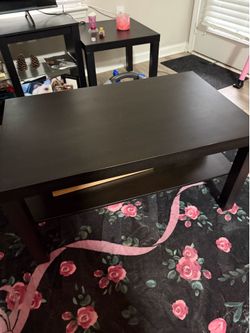 Brown coffee table