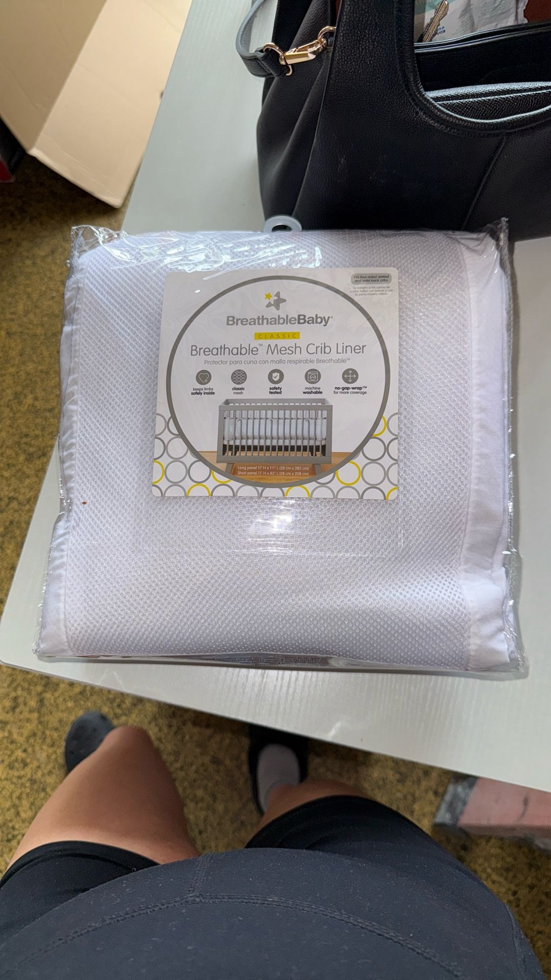Mesh Crib Liner New