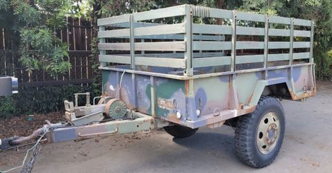 7x9 Military Trailer