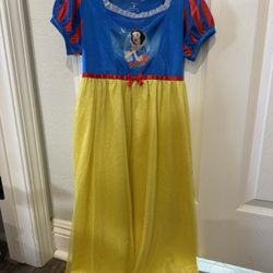 Little Girls Disney Princess Nightgown Dress Snow White sz 8