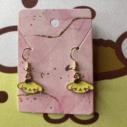 Delicate Pompompurin earrings