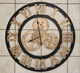 Large Wall Clock (Wooden)