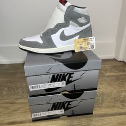 AIR JORDAN 1 WASHED BLACK SIZE 12/13 Brand New With Receipts $270 