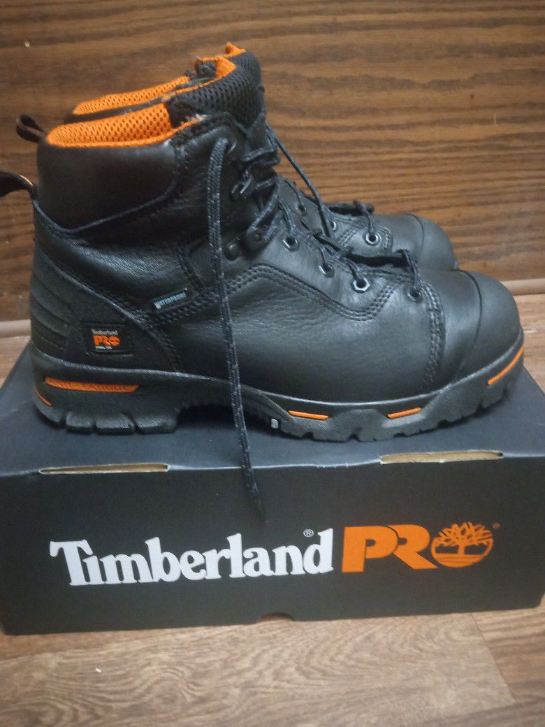 Timberland PRO Men's Endurance 6" Steel Toe Waterproof Work Boot
