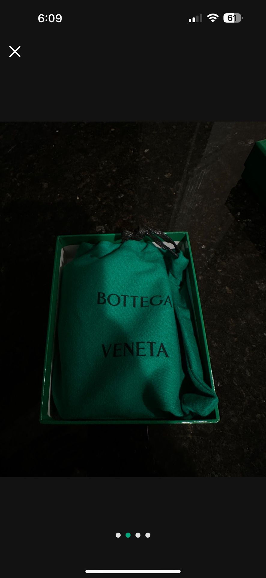 Bottega Veneta Green Wallet