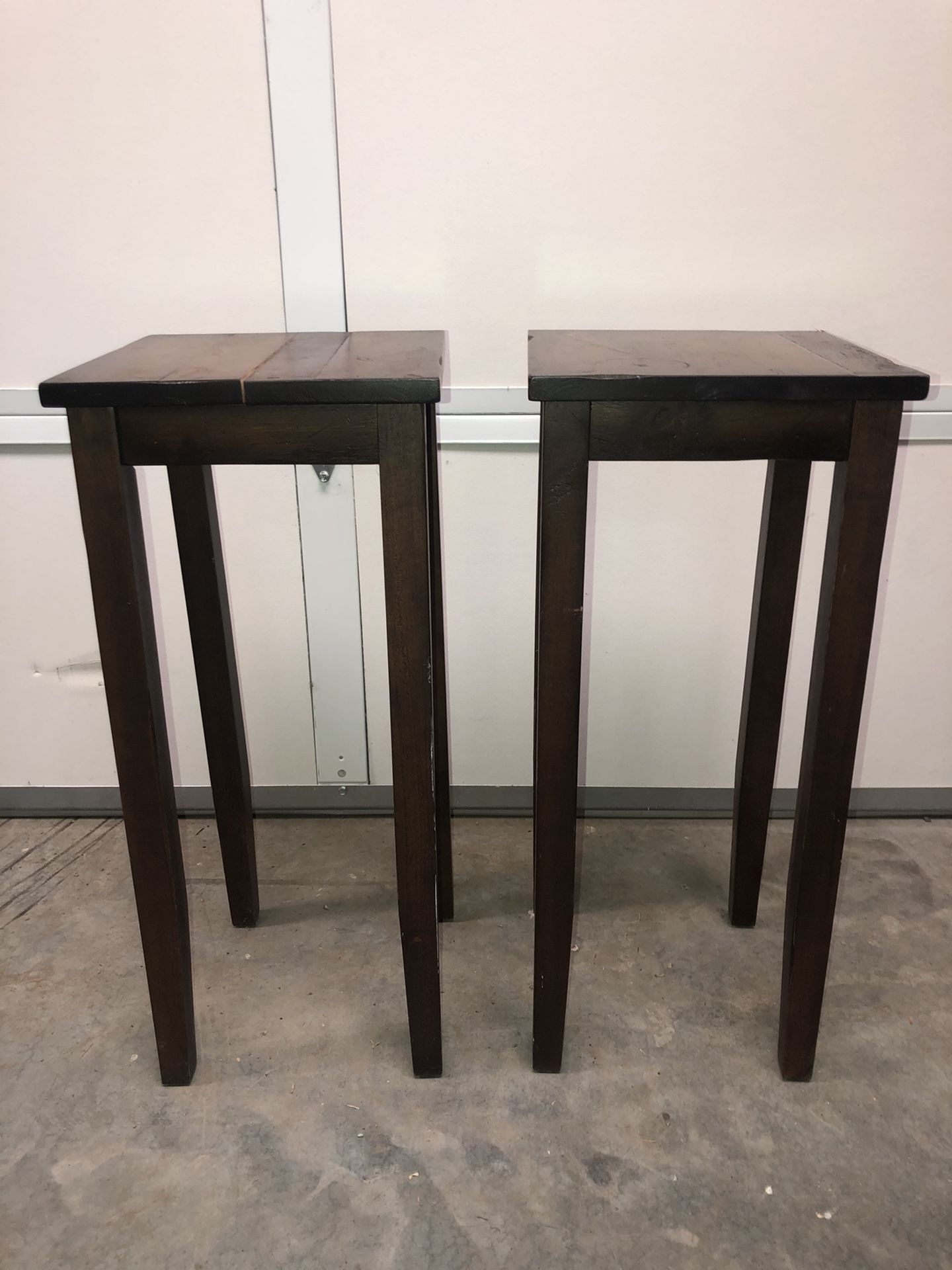 Two matching entry tables