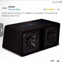 Speakers Boom Box And Amplifier 