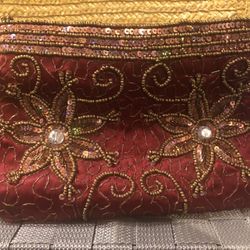 Red/Gold Evening Purse
