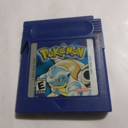 Nintendo Game Boy Game Pokemon Blue Original Made In Japan Use
