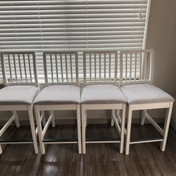White Barstool Chairs