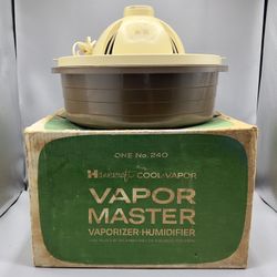 Vintage Hankscraft Cool Vapor Master Vaporizer Humidifier No 240 With Box  for Sale in Temecula, CA