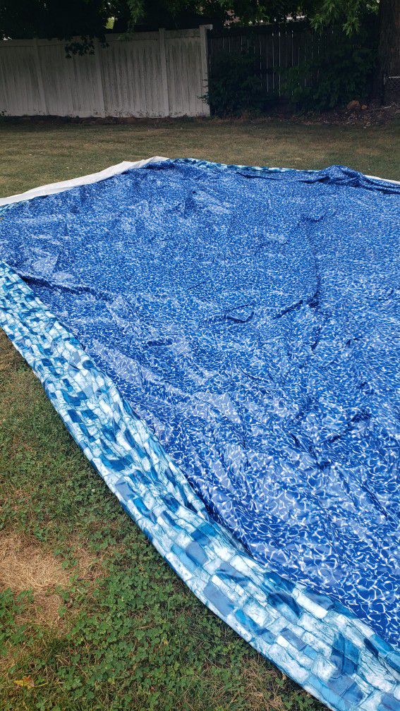New 12x24 Oval  Pool Liner And Winter Cover