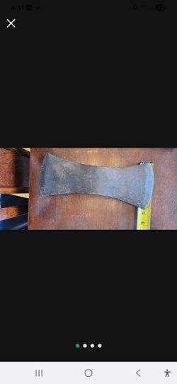 VINTAGE COLLINS & CO HARTFORD LEGITIMUS DOUBLE BIT AXE HEAD 3lbs 12.5ozs