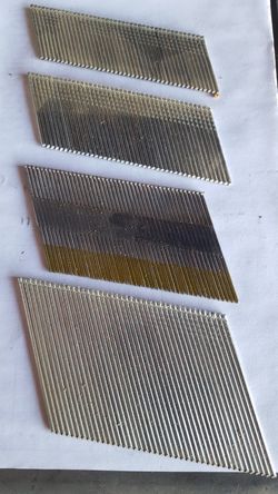 15 gage Senco angled finishing nails inch and a quarter to two and a half several boxes of each