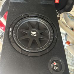 Kicker Comp Series 12inch 4-ohm car audio subwoofer,