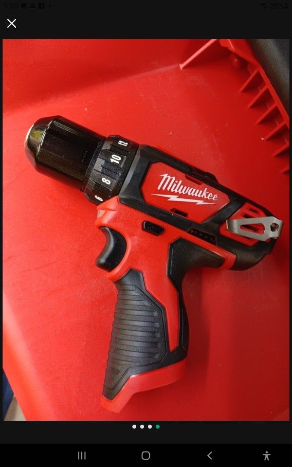 Milwaukee M12 3/8" (10mm) Drill/Driver Tool-Only