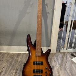 Ibanez Standard SR370E Fretless Bass Guitar - Brown Burst