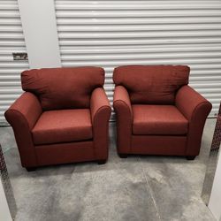 Overstuffed armchair (2) 36in