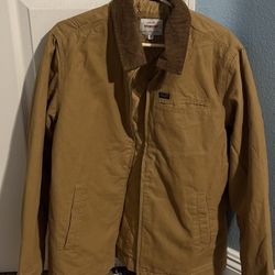 New Mens Wrangler Canvas Jacket. Size Medium 