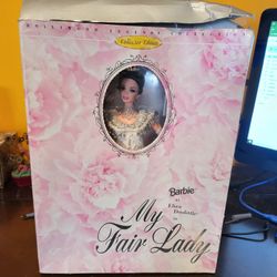 Vintage 1995 Barbie as Eliza Doolittle / My Fair Lady Embassy Ball NRFB 15500
