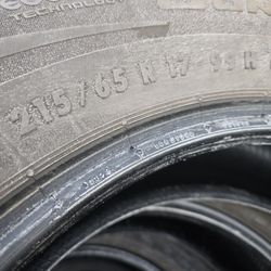 4 215 65 17 CONTINTAL With 70% Tread