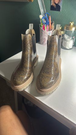 Dolce Vita Leopard Rubber Boots