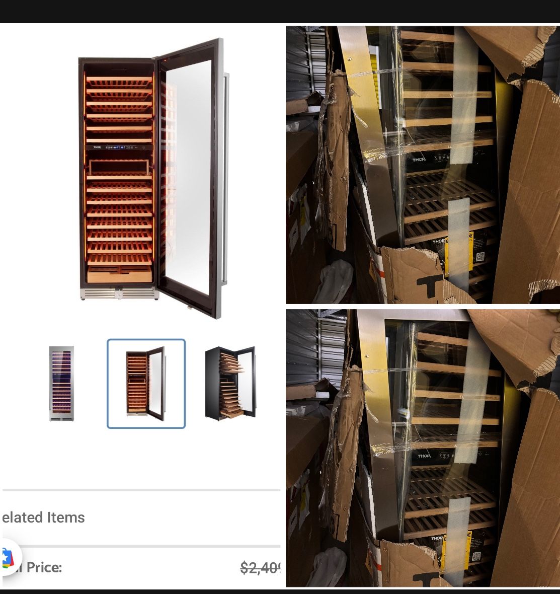 142 Bottle Thor Wine Cooler
