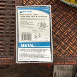 Outlet Box And Weatherproof Outlet Box Cover