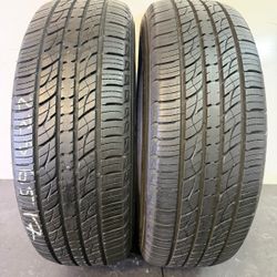 225 65 17  Kumho Crugen Premium  2 Used Tires 90% Life 