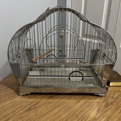 Antique 1930’s Hendryx Bird Cage. Amazing Condition. MCM Art Deco Retro (Johnstown Ohio)