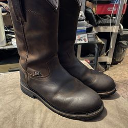 Justin 10” Work Boot SE4960 Men’s  Brown Leather Waterproof Slip Resistant