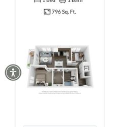 Lease Takeover $2142 Plus Utilities 