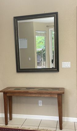 Table With Mirror