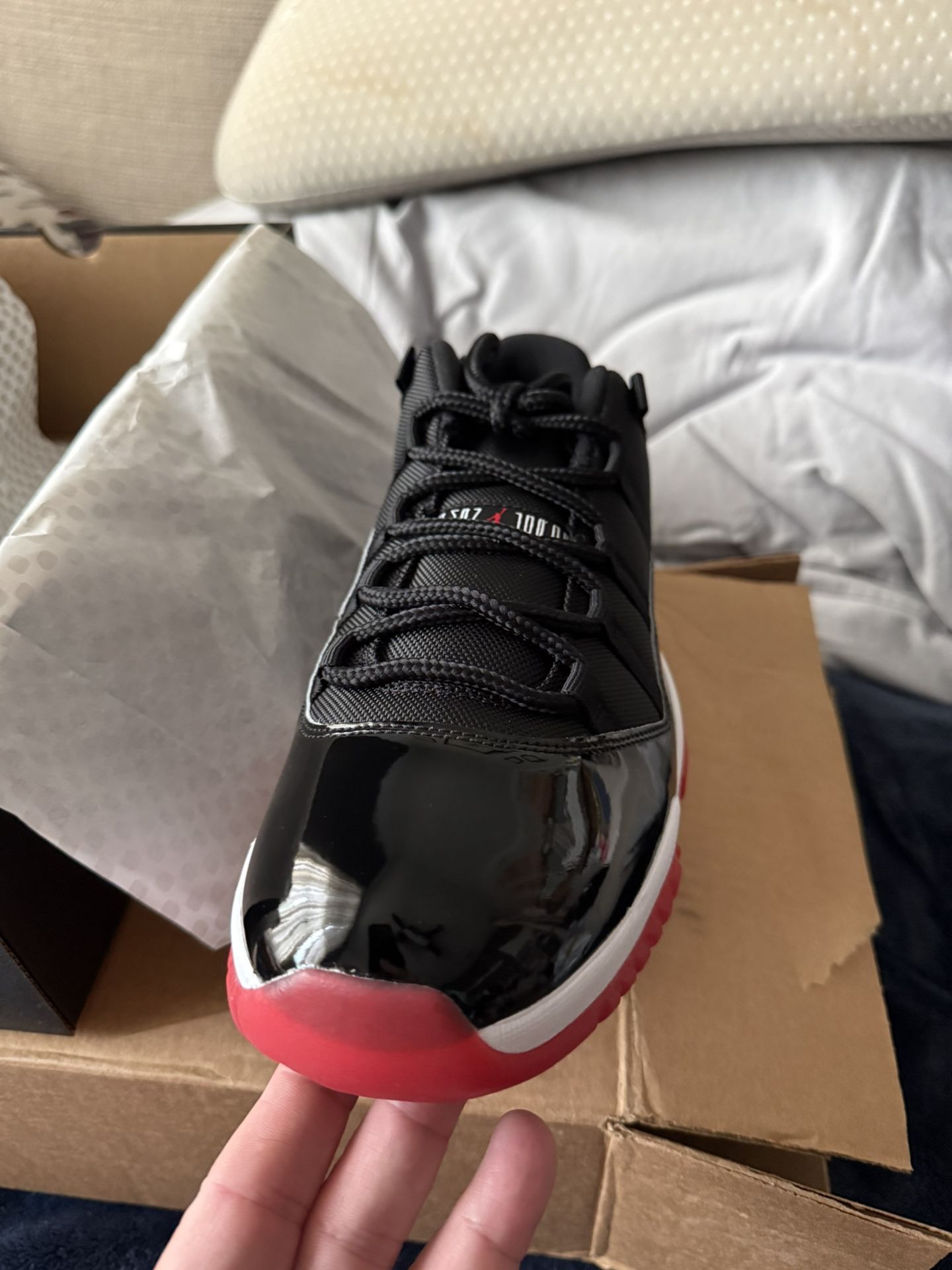 Jordan 11 Bred Low Size 11 New In Box