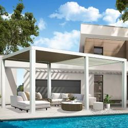 ❤️‍🔥 20 ft. W x 12 ft. D Aluminum Pergola