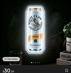 White Claw Neon Sign