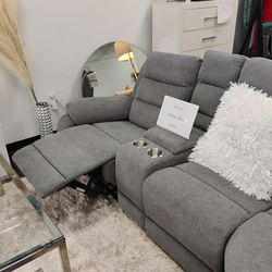 Gray Microfiber Sectional On Sale 🇺🇸