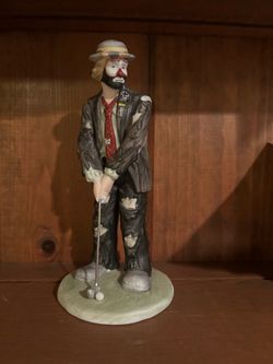 Emmett Kelly Jr Clown Statue