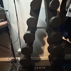 Centr Dumbbells 5-30lbs