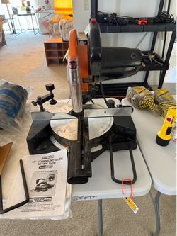 10” compound slide miter saw