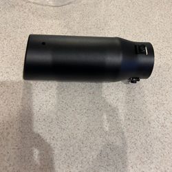 Exhaust Pipe Trim Tip Tail Muffler Black Steel