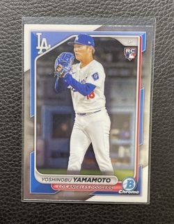 2024 Yoshinobu Yamamoto Bowman Chrome Rookie Card