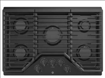 Open Box 30 in. Gas Cooktop in Black with 5-Burners including Power Burners