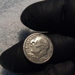 Extreme RARE error US Coin Dime. (2000)"P" Y2K.DIE CRACK&DIE CHIPS Uncirculated