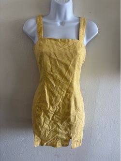 (S) Yellow Summer Dress
