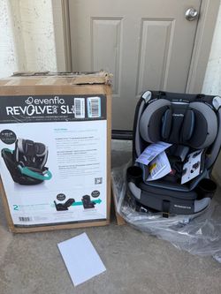 NEW! Evenflo Revolve360 Slim rotating convertible car seat