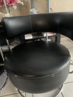 Pair of Modern Swivel Lounge Chairs