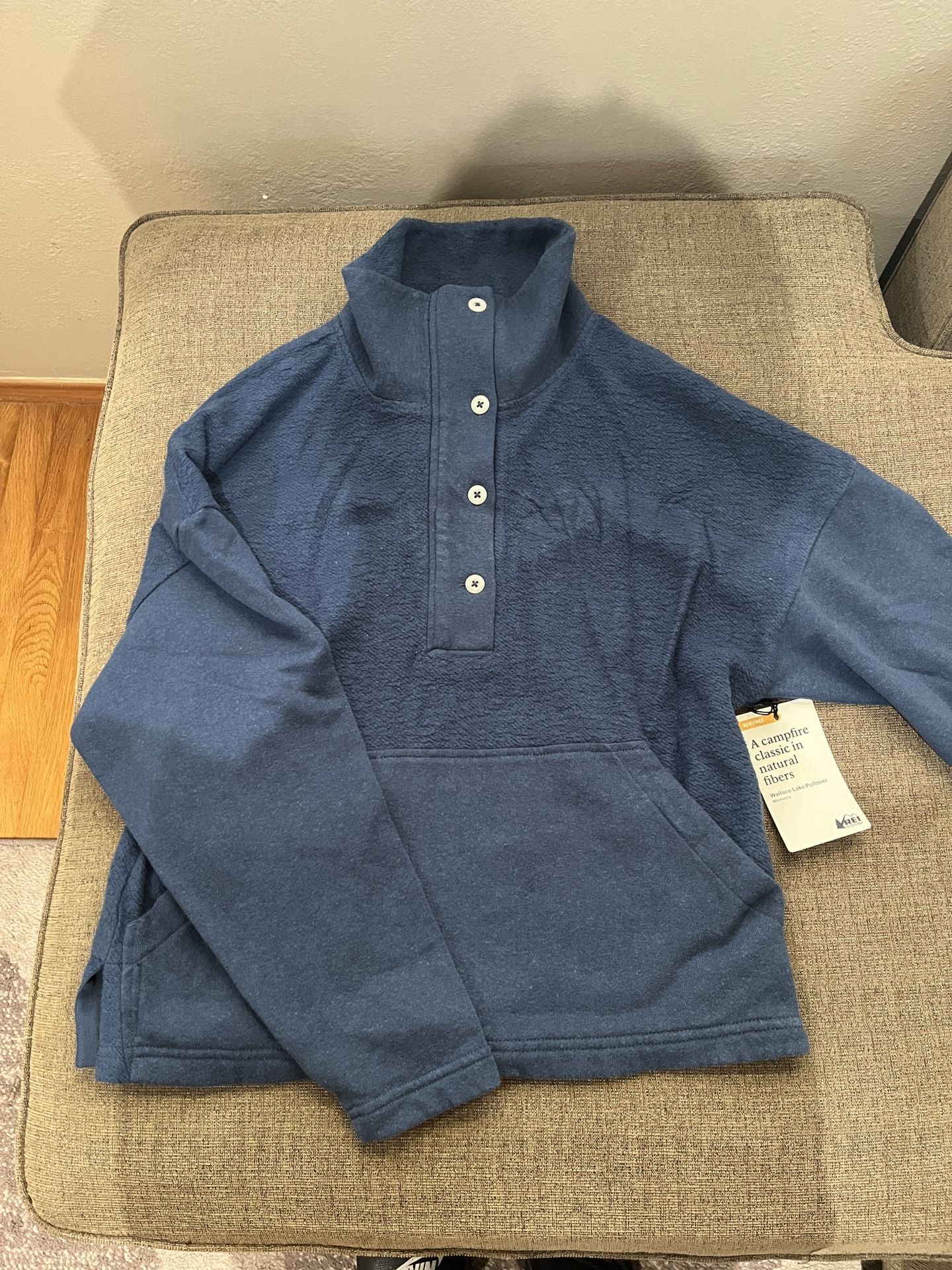 REI Blue Sweater Never Used With Tag On 
